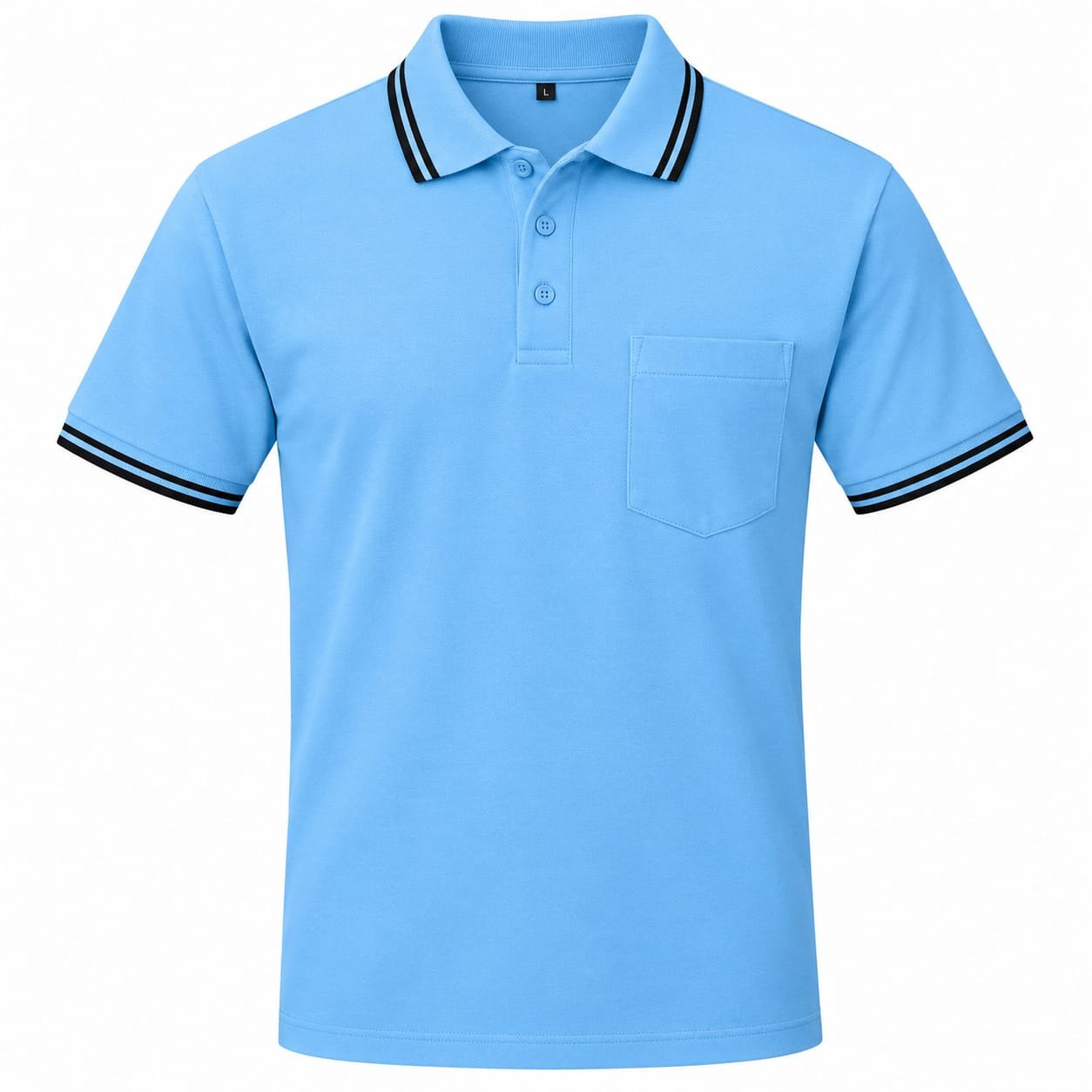 Polo T shirt with Pocket and Tipping