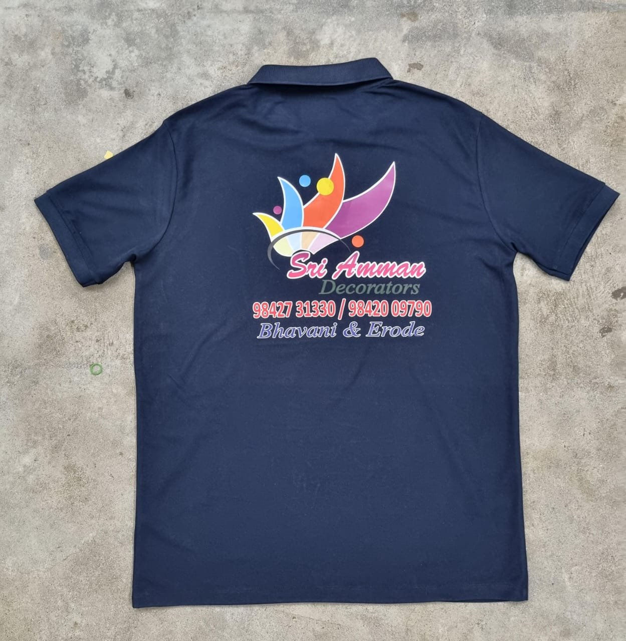 T shirt with Front and back Logo